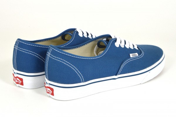 Vans Authentic Skate Shoes, Navy, vee3nvy CANVAS, TRAINERS, NEW